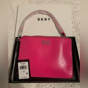 DKNY hot pink wristlet 💕